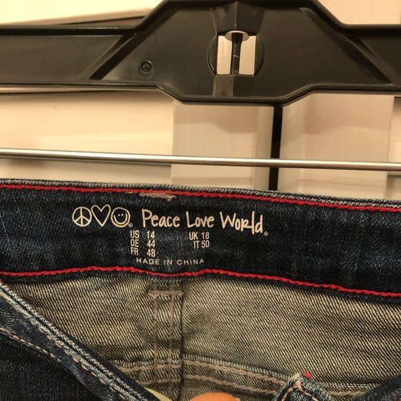 Peace Love World women studded jeans, flare, 14 - Picture 6 of 15